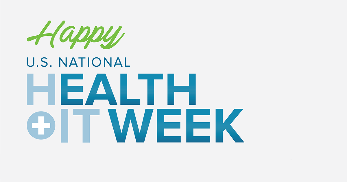 U.S. National Health IT Week Catalyzing change in healthcare