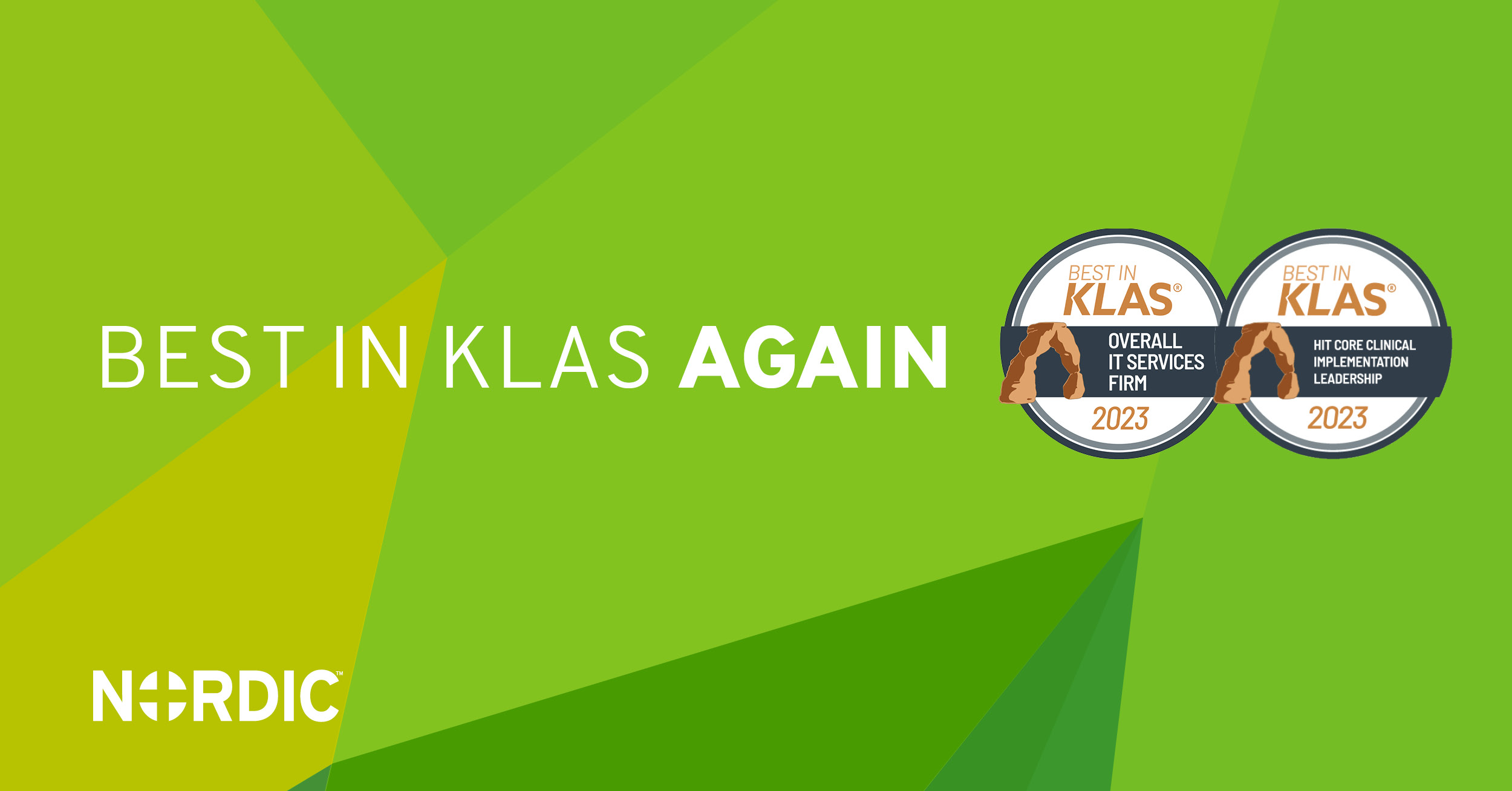 Nordic Repeats as Best in KLAS for Overall IT Services